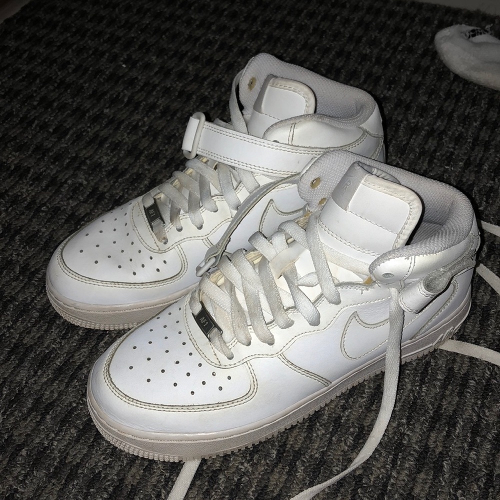 Nike white Air Force 1s